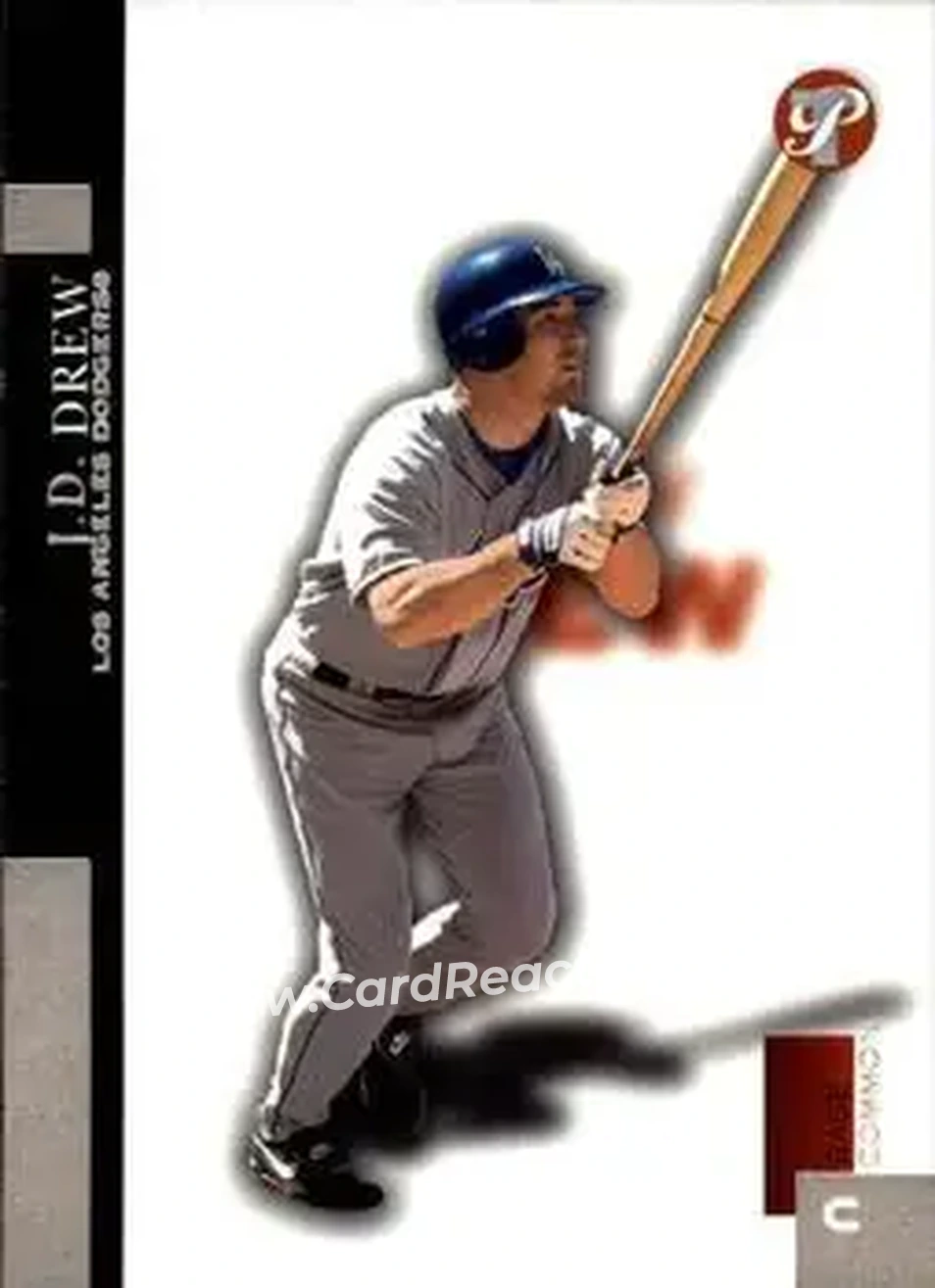 2005 Topps Pristine #4 - J.D. Drew - Los Angeles Dodgers - Front