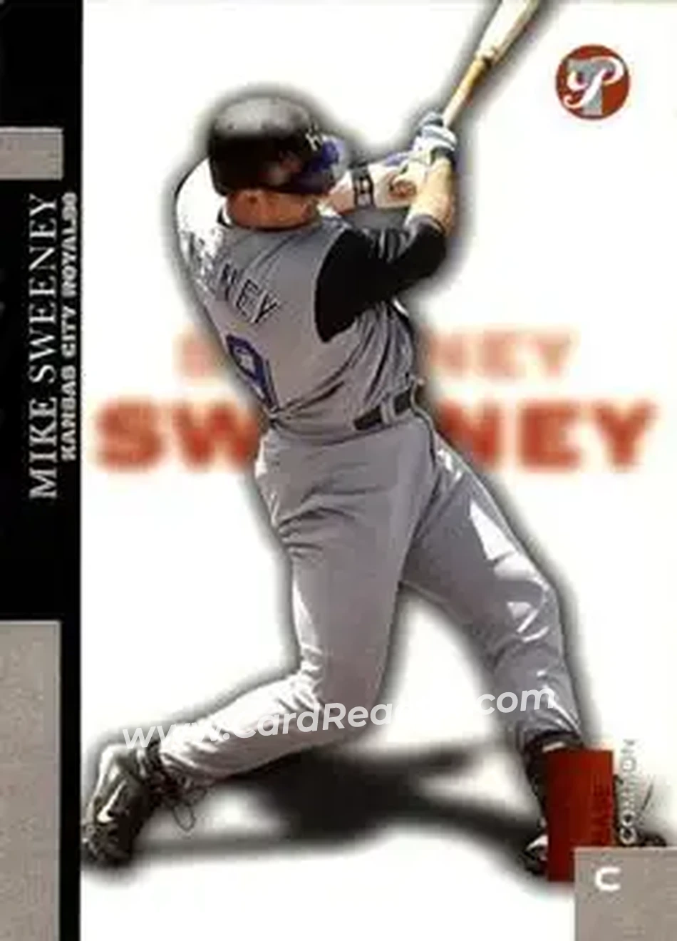 2005 Topps Pristine #9 - Mike Sweeney - Kansas City Royals - Front