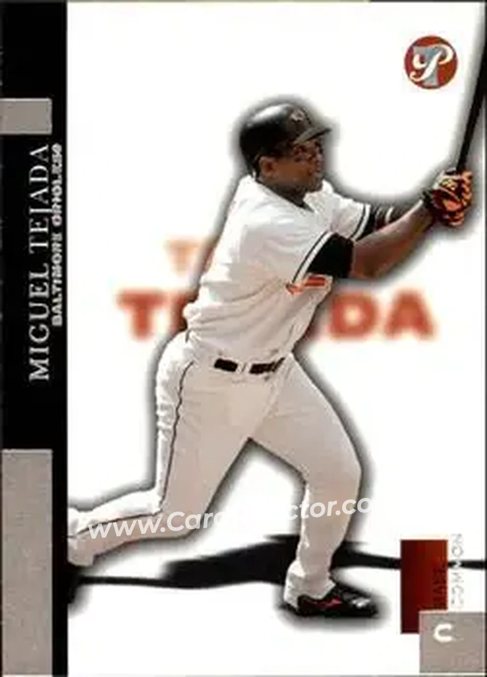 2005 Topps Pristine #20 - Miguel Tejada - Baltimore Orioles - Front