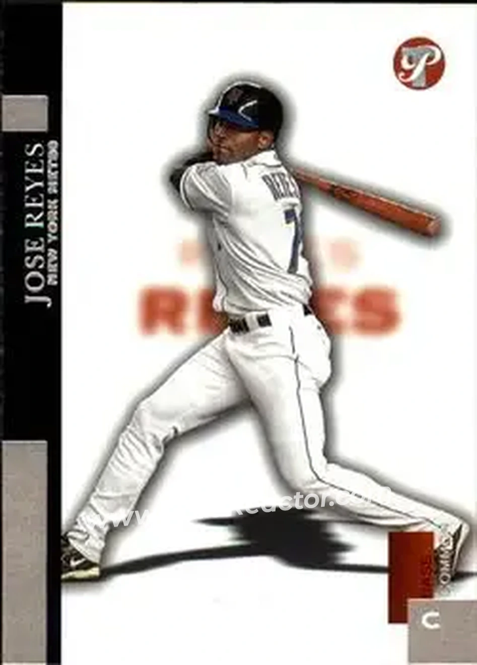 2005 Topps Pristine #27 - Jose Reyes - New York Mets - Front
