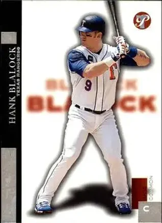 2005 Topps Pristine #28 - Hank Blalock - Texas Rangers