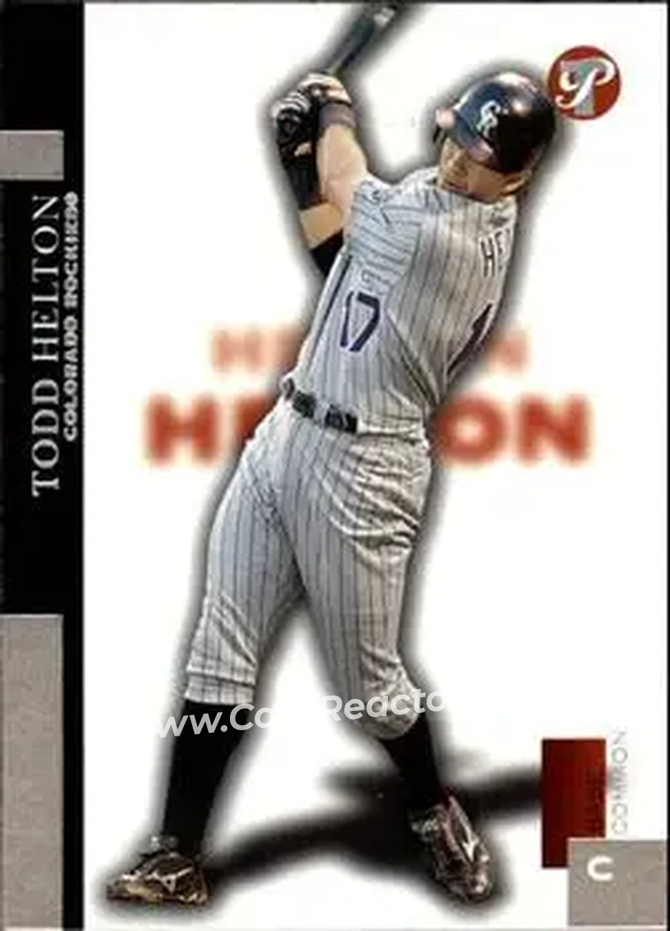 2005 Topps Pristine #30 - Todd Helton - Colorado Rockies - Front 2005 Topps Pristine #30 - Todd Helton - Colorado Rockies - Front