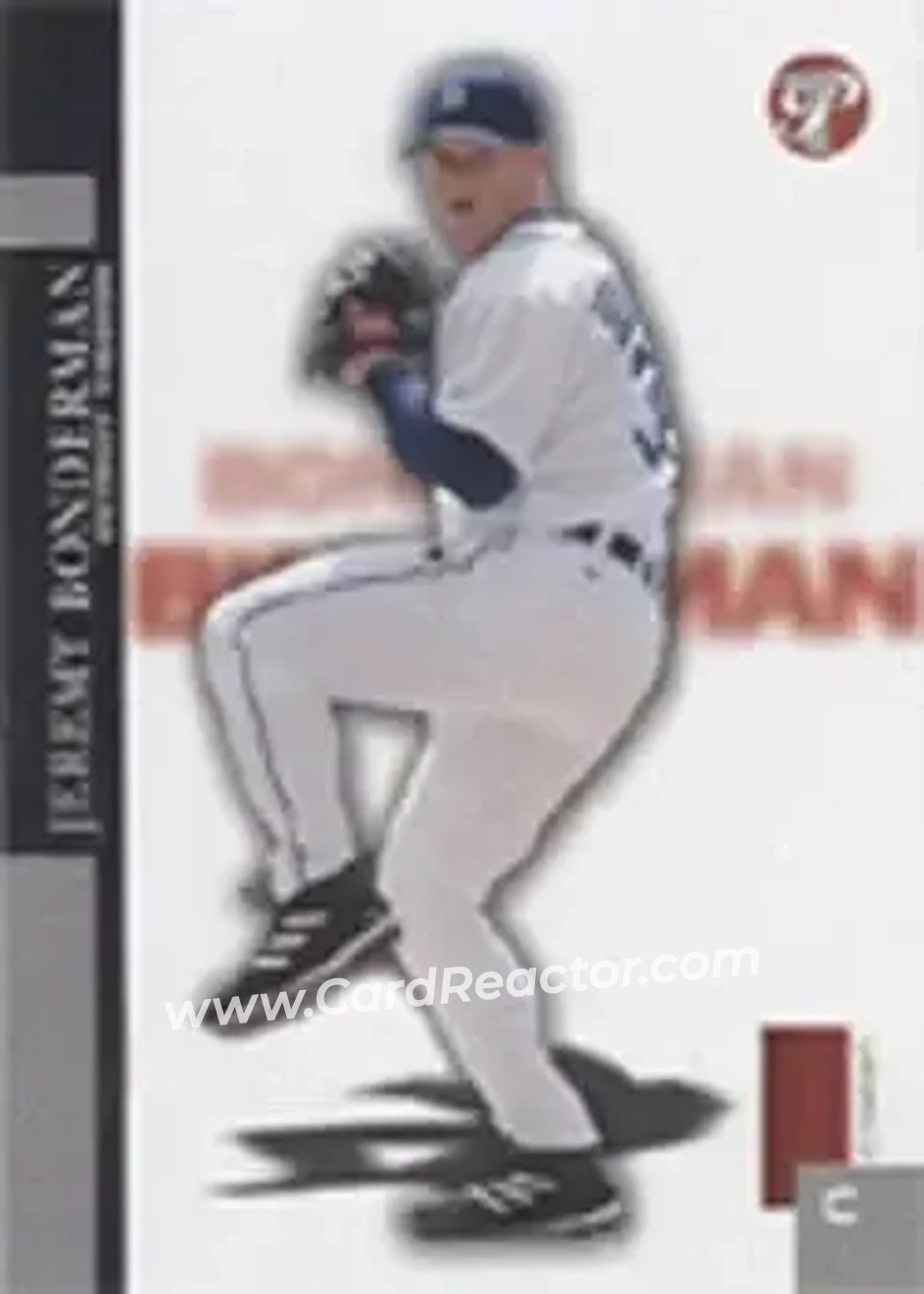 2005 Topps Pristine #8 - Jeremy Bonderman - Detroit Tigers - Front 2005 Topps Pristine #8 - Jeremy Bonderman - Detroit Tigers - Front