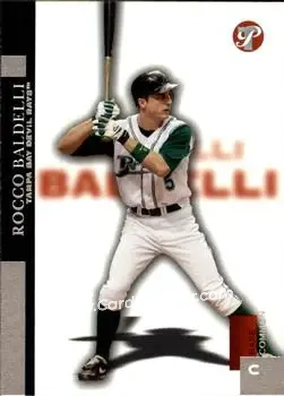 2005 Topps Pristine #16 - Rocco Baldelli - Tampa Bay Devil Rays - Front