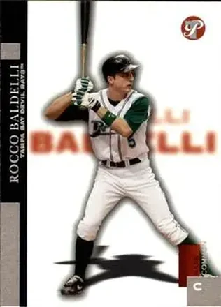 2005 Topps Pristine #16 - Rocco Baldelli - Tampa Bay Devil Rays