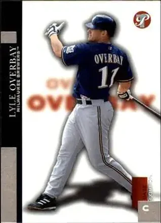 2005 Topps Pristine #21 - Lyle Overbay - Milwaukee Brewers