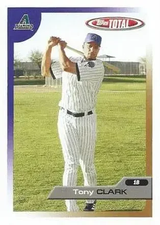 2005 Topps Total #2 - Tony Clark - Arizona Diamondbacks