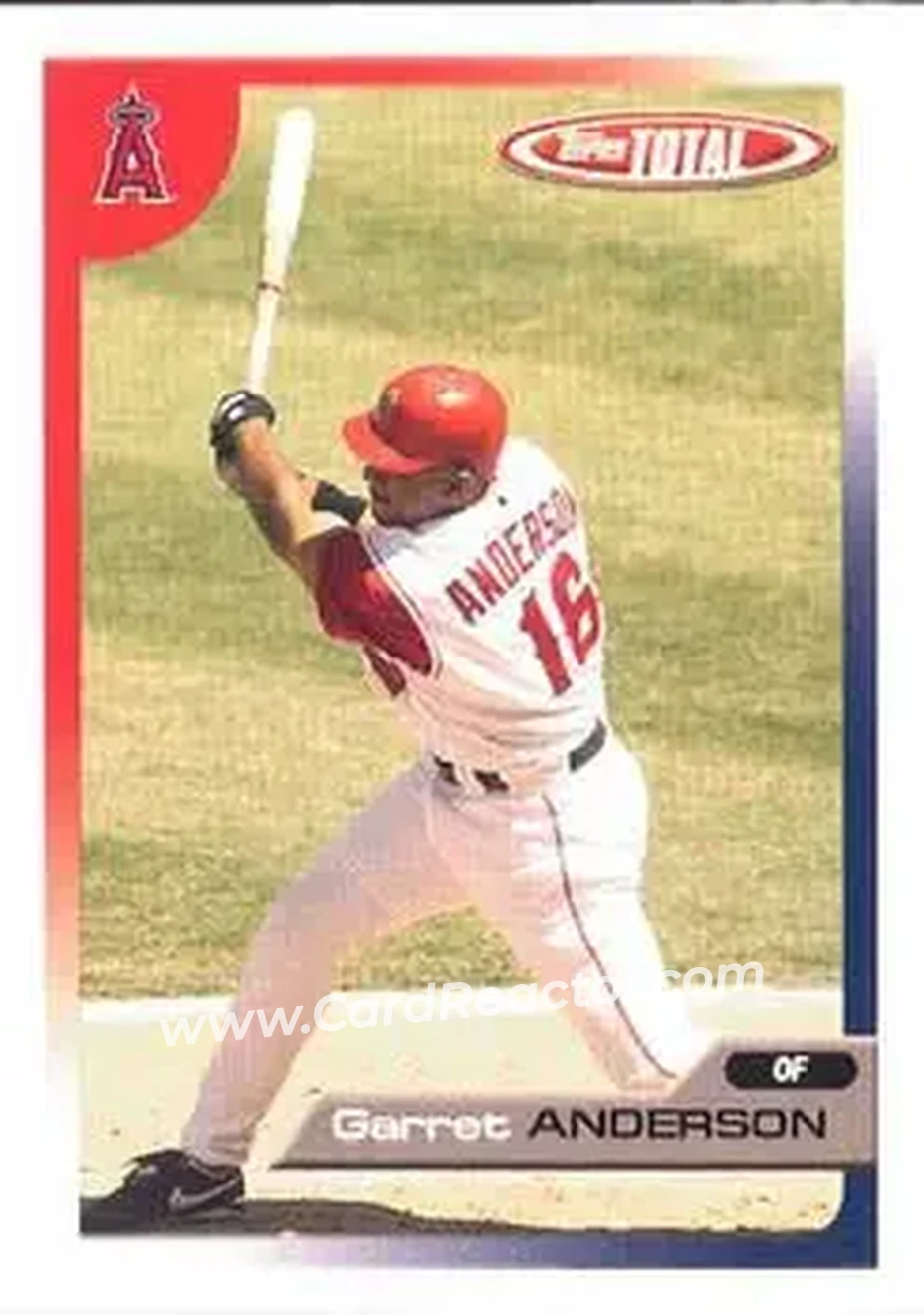2005 Topps Total #5 - Garret Anderson - Los Angeles Angels - Front