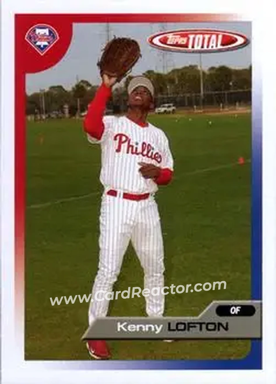 2005 Topps Total #8 - Kenny Lofton - Philadelphia Phillies - Front