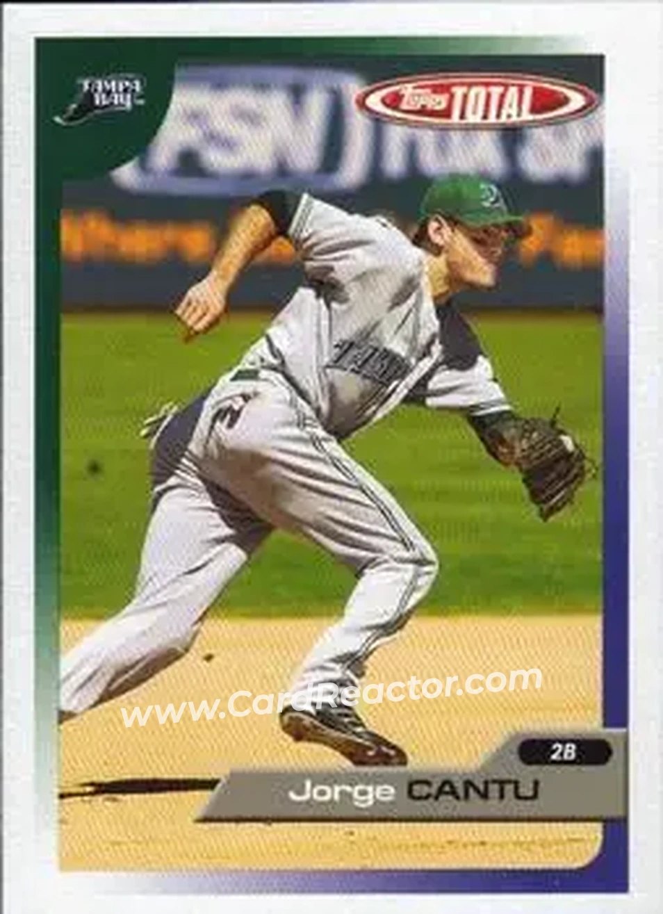 2005 Topps Total #10 - Jorge Cantu - Tampa Bay Devil Rays - Front