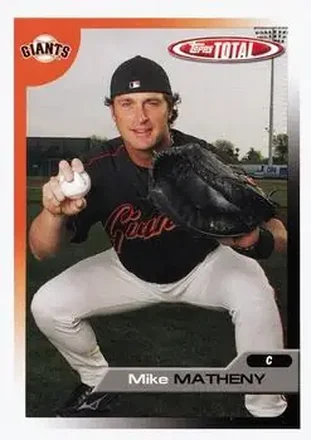 2005 Topps Total #13 - Mike Matheny - San Francisco Giants