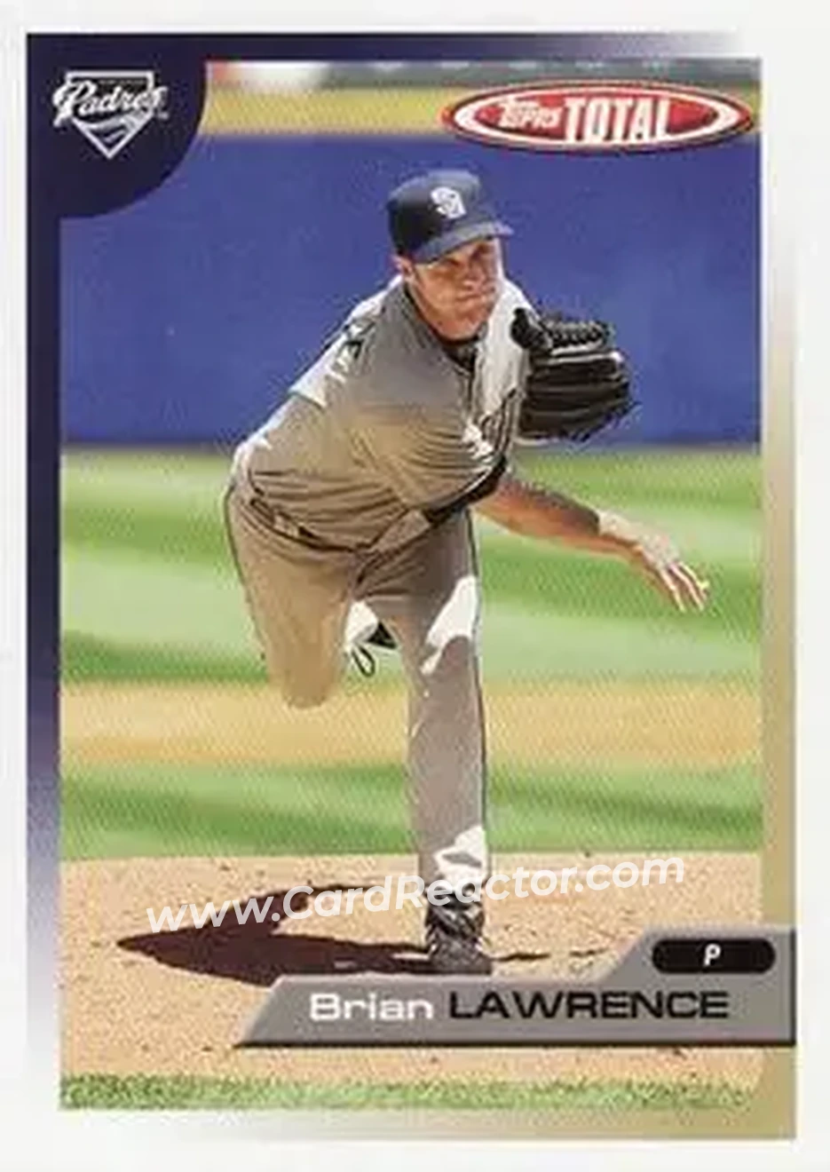 2005 Topps Total #23 - Brian Lawrence - San Diego Padres - Front