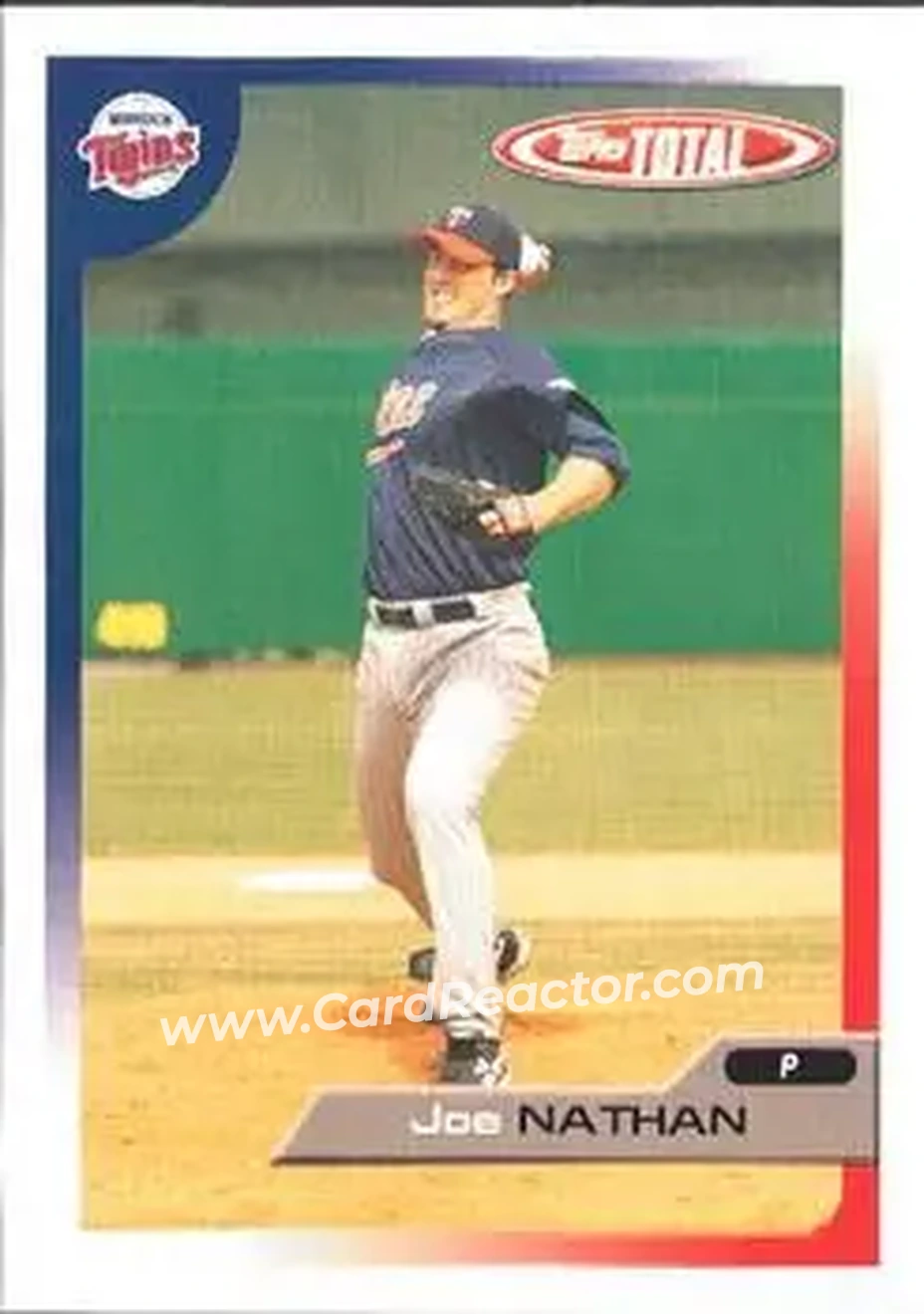 2005 Topps Total #24 - Joe Nathan - Minnesota Twins - Front