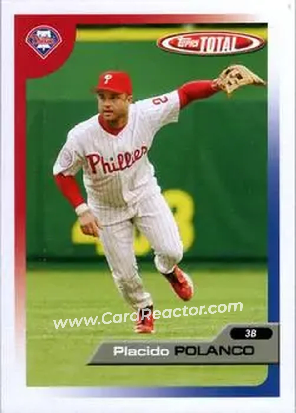 2005 Topps Total #25 - Placido Polanco - Philadelphia Phillies - Front