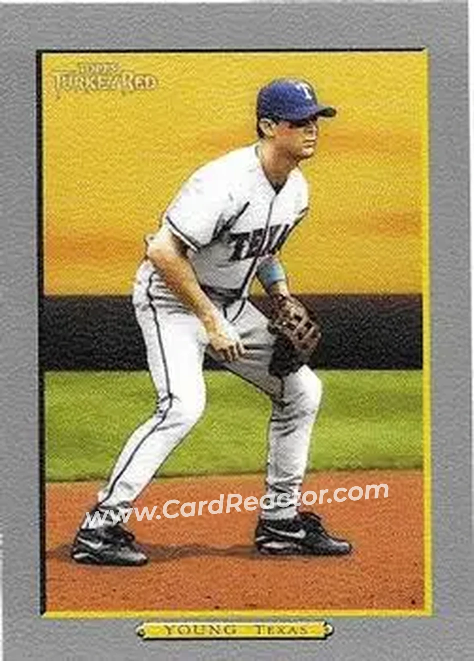 2005 Topps Turkey Red #2 - Michael Young - Texas Rangers - Front
