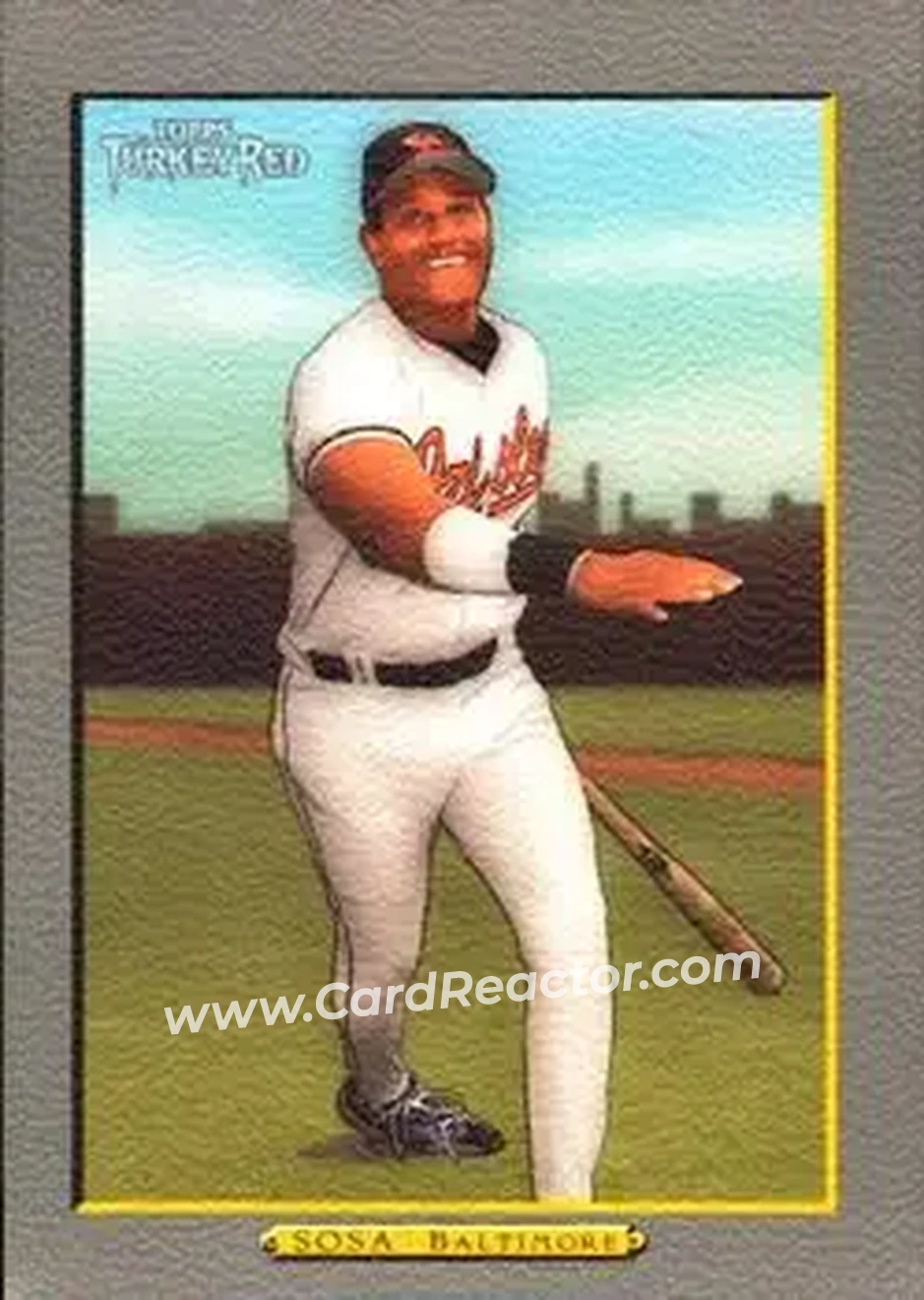 2005 Topps Turkey Red #10a - Sammy Sosa - Baltimore Orioles - Front