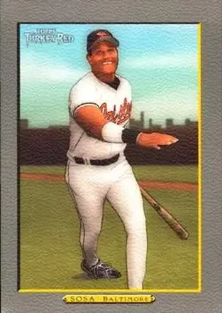 2005 Topps Turkey Red #10a - Sammy Sosa - Baltimore Orioles