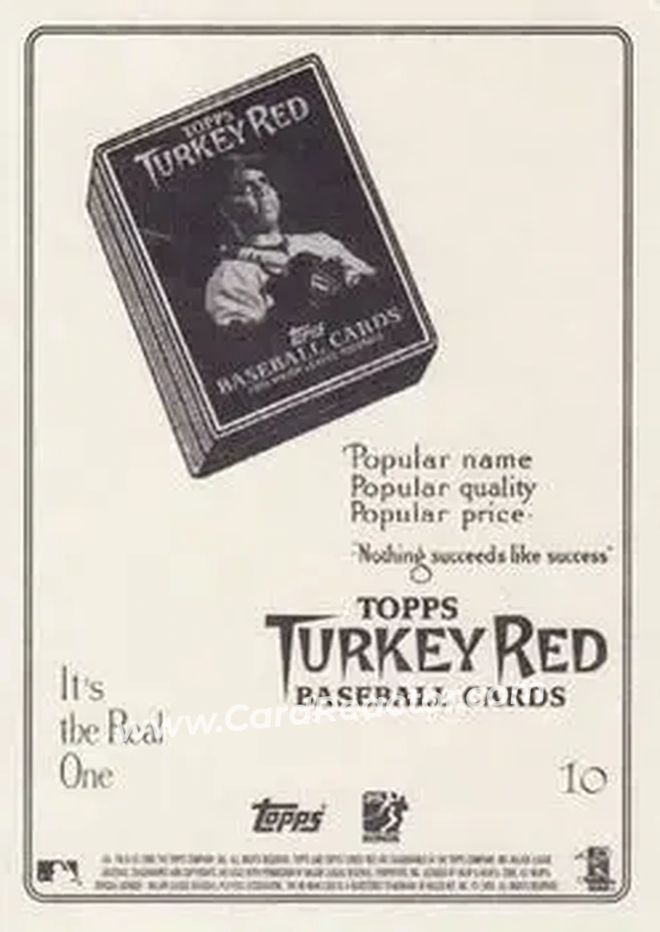 2005 Topps Turkey Red #10b - Sammy Sosa - Baltimore Orioles - Back