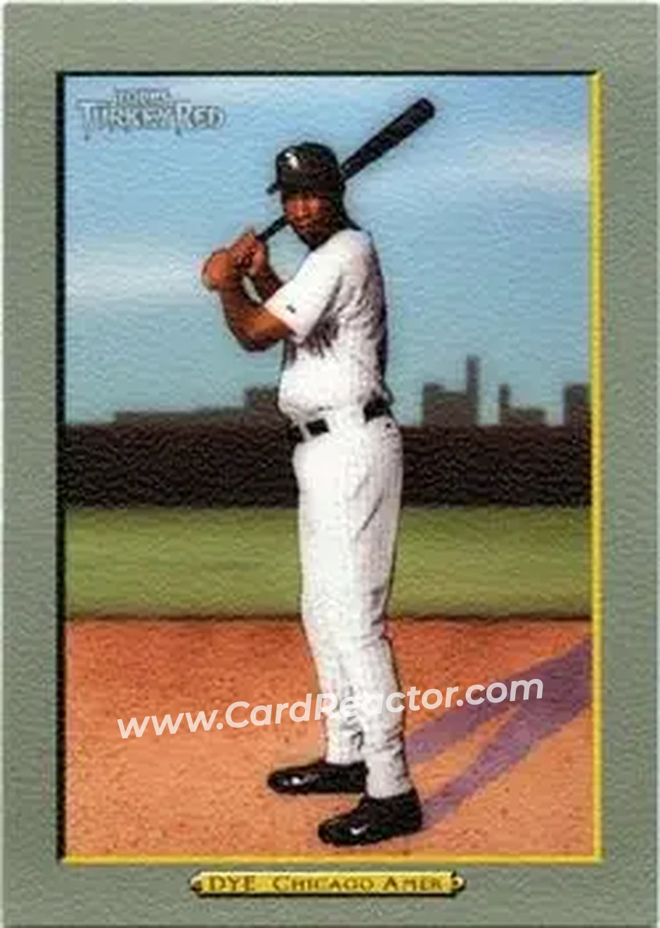 2005 Topps Turkey Red #11 - Jermaine Dye - Chicago White Sox - Front