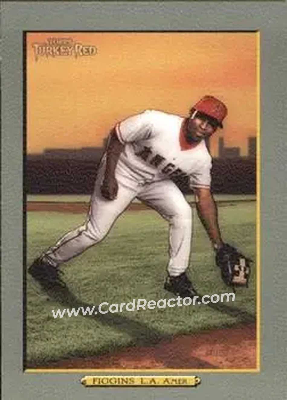 2005 Topps Turkey Red #36 - Chone Figgins - Los Angeles Angels - Front