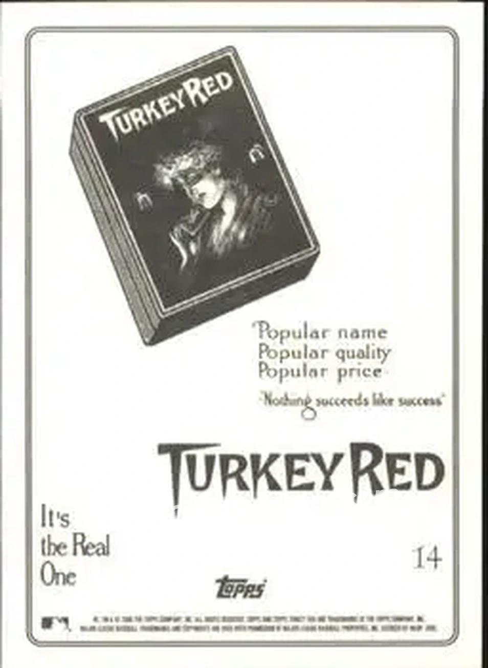 2005 Topps Turkey Red #14 - Red Dooin - Philadelphia Phillies - Back
