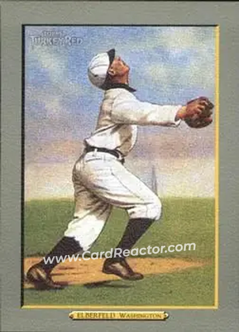 2005 Topps Turkey Red #15 - Kid Elberfeld - Washington Senators - Front 2005 Topps Turkey Red #15 - Kid Elberfeld - Washington Senators - Front