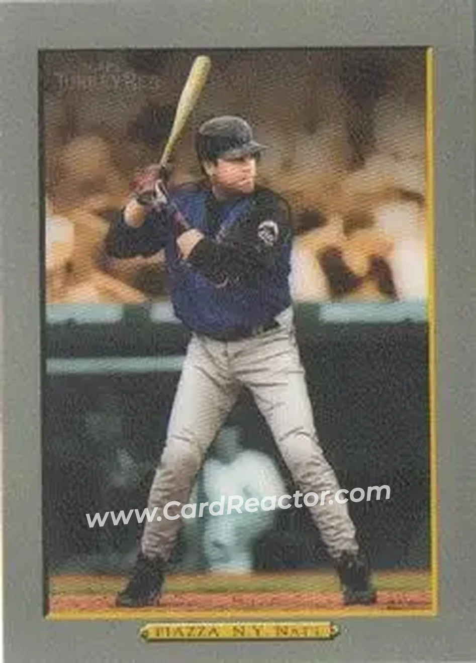 2005 Topps Turkey Red #16a - Mike Piazza - New York Mets - Front