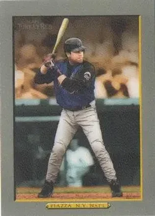 2005 Topps Turkey Red #16a - Mike Piazza - New York Mets