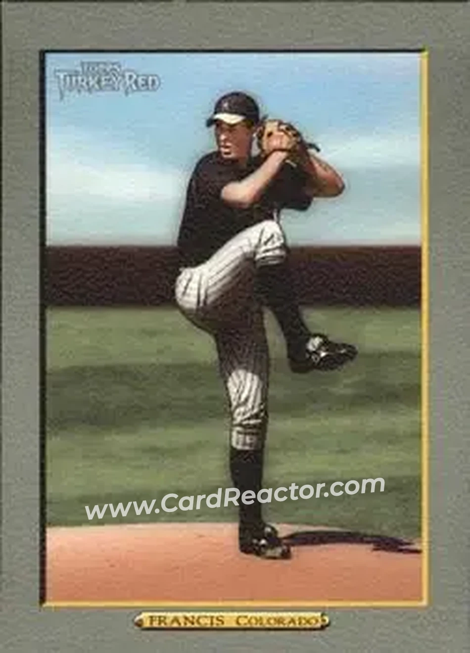 2005 Topps Turkey Red #19 - Jeff Francis - Colorado Rockies - Front