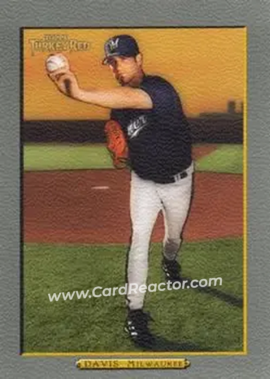 2005 Topps Turkey Red #26 - Doug Davis - Milwaukee Brewers - Front
