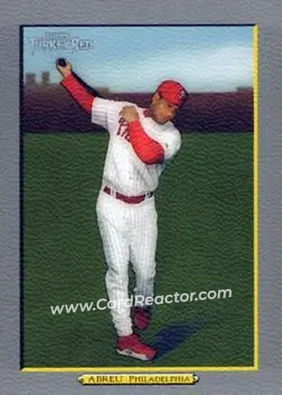 2005 Topps Turkey Red #27 - Bob Abreu - Philadelphia Phillies - Front