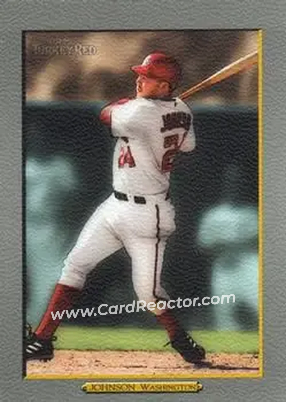 2005 Topps Turkey Red #31 - Nick Johnson - Washington Nationals - Front 2005 Topps Turkey Red #31 - Nick Johnson - Washington Nationals - Front