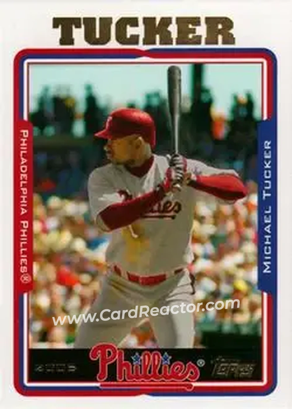 2005 Topps Updates & Highlights #UH4 - Michael Tucker - Philadelphia Phillies - Front