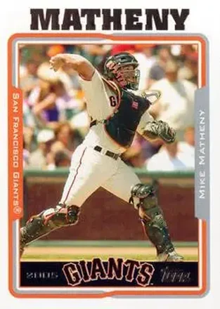 2005 Topps Updates & Highlights #UH5 - Mike Matheny - San Francisco Giants