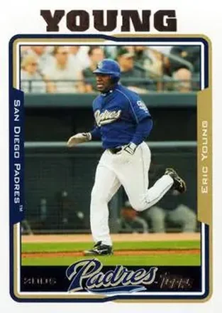 2005 Topps Updates & Highlights #UH6 - Eric Young - San Diego Padres