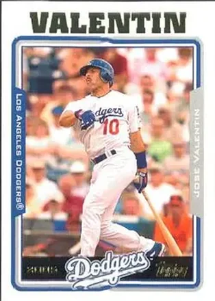 2005 Topps Updates & Highlights #UH7 - Jose Valentin - Los Angeles Dodgers