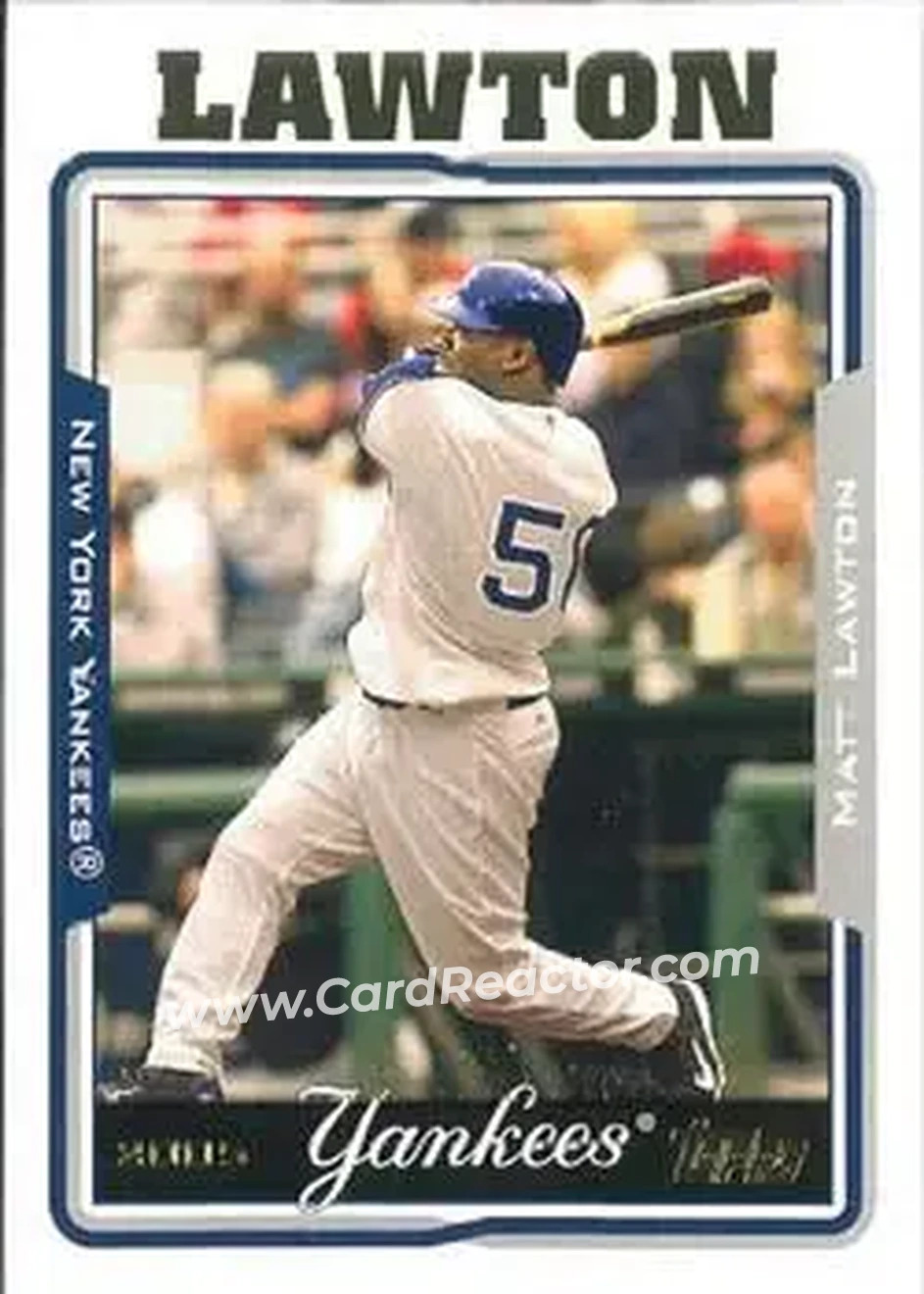 2005 Topps Updates & Highlights #UH8 - Matt Lawton - New York Yankees - Front