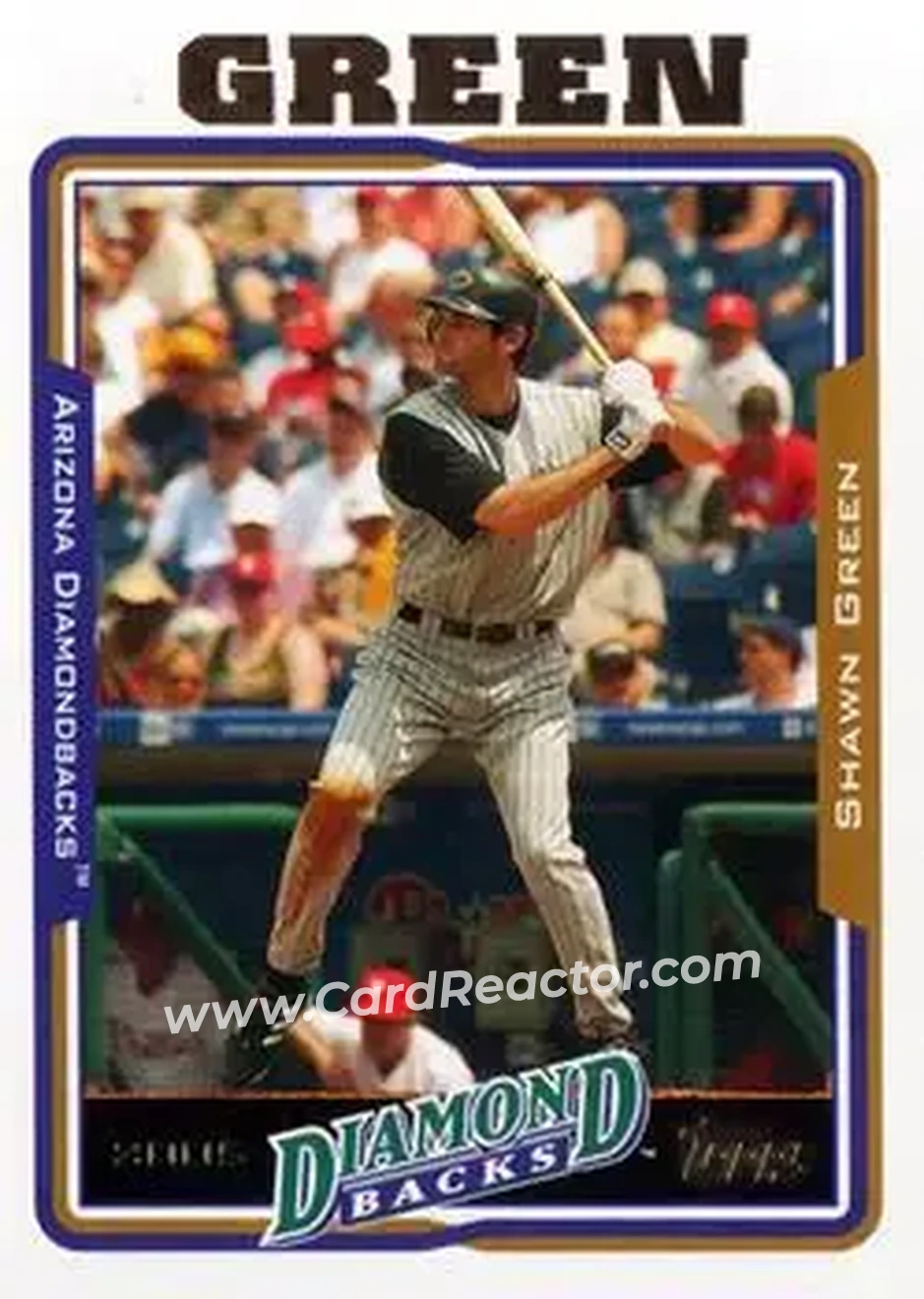2005 Topps Updates & Highlights #UH10 - Shawn Green - Arizona Diamondbacks - Front