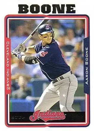 2005 Topps Updates & Highlights #UH11 - Aaron Boone - Cleveland Indians