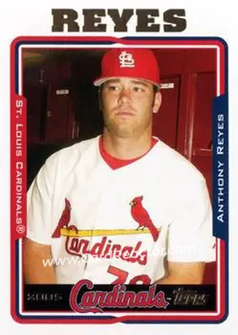 2005 Topps Updates & Highlights #UH14 - Anthony Reyes - St. Louis Cardinals - Front