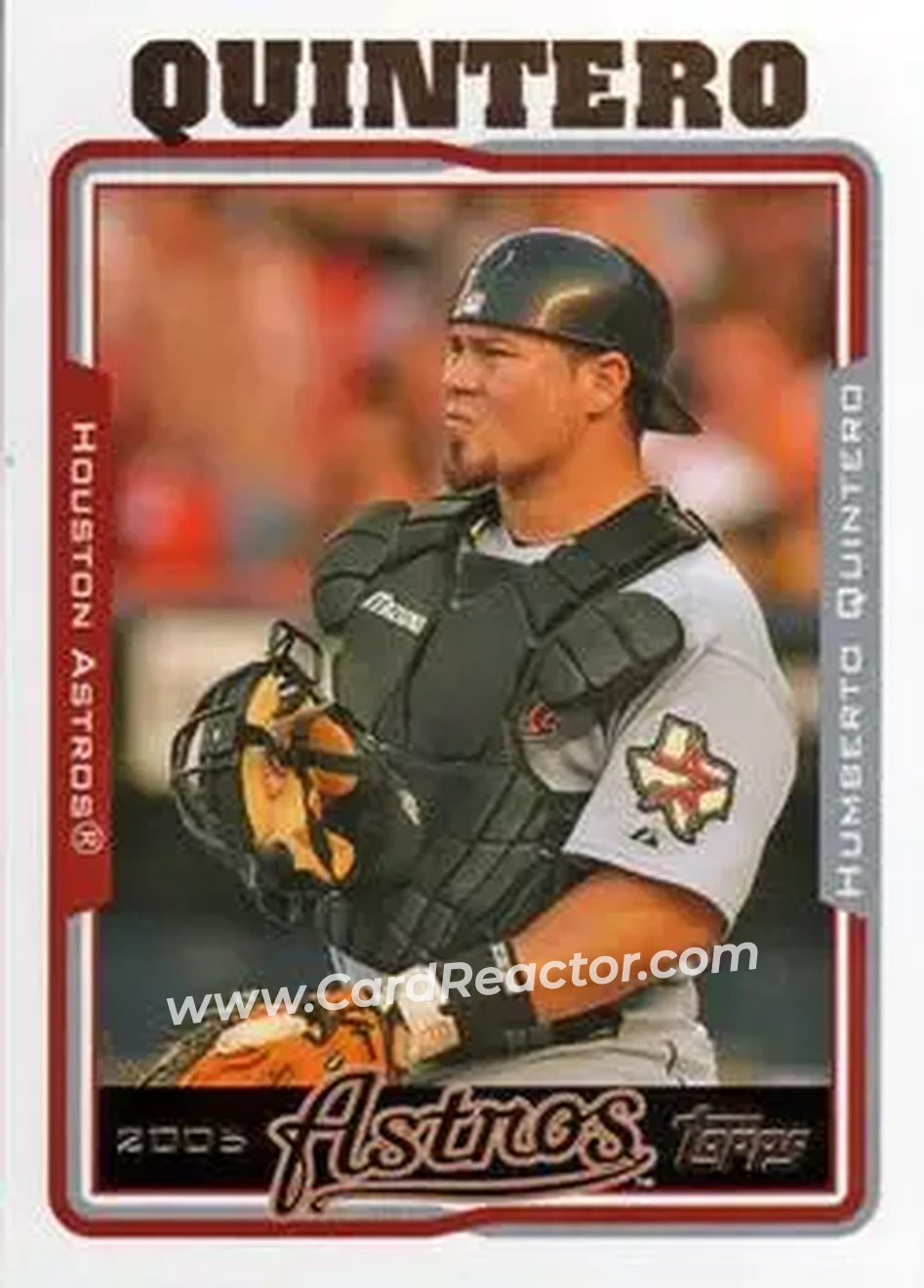 2005 Topps Updates & Highlights #UH18 - Humberto Quintero - Houston Astros - Front 2005 Topps Updates & Highlights #UH18 - Humberto Quintero - Houston Astros - Front
