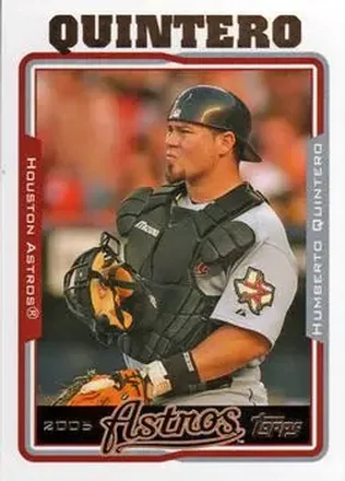 2005 Topps Updates & Highlights #UH18 Humberto Quintero