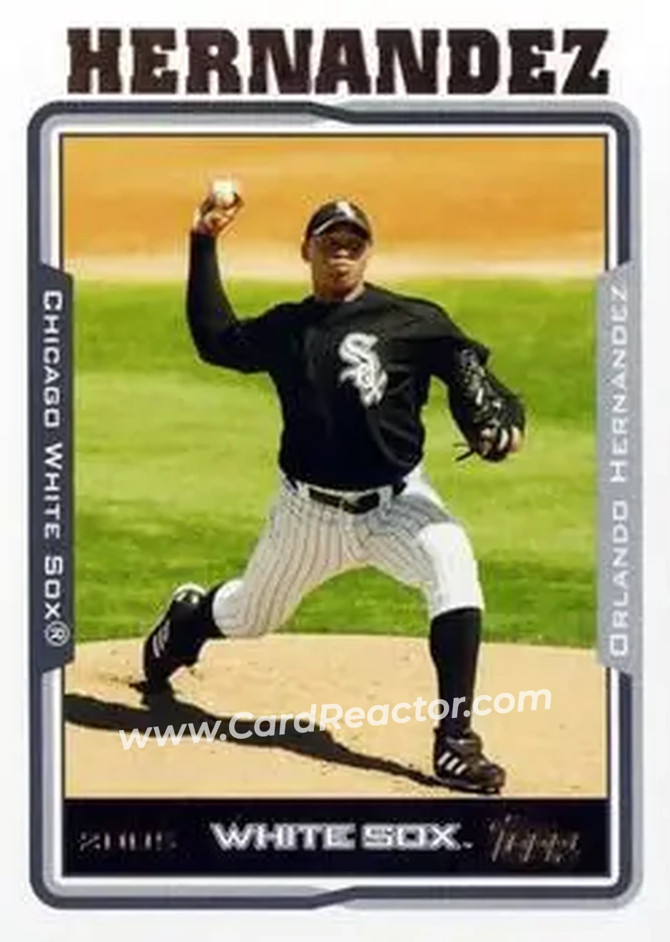 2005 Topps Updates & Highlights #UH22 - Orlando Hernandez - Chicago White Sox - Front
