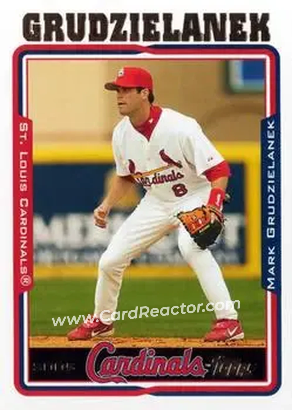 2005 Topps Updates & Highlights #UH23 - Mark Grudzielanek - St. Louis Cardinals - Front 2005 Topps Updates & Highlights #UH23 - Mark Grudzielanek - St. Louis Cardinals - Front
