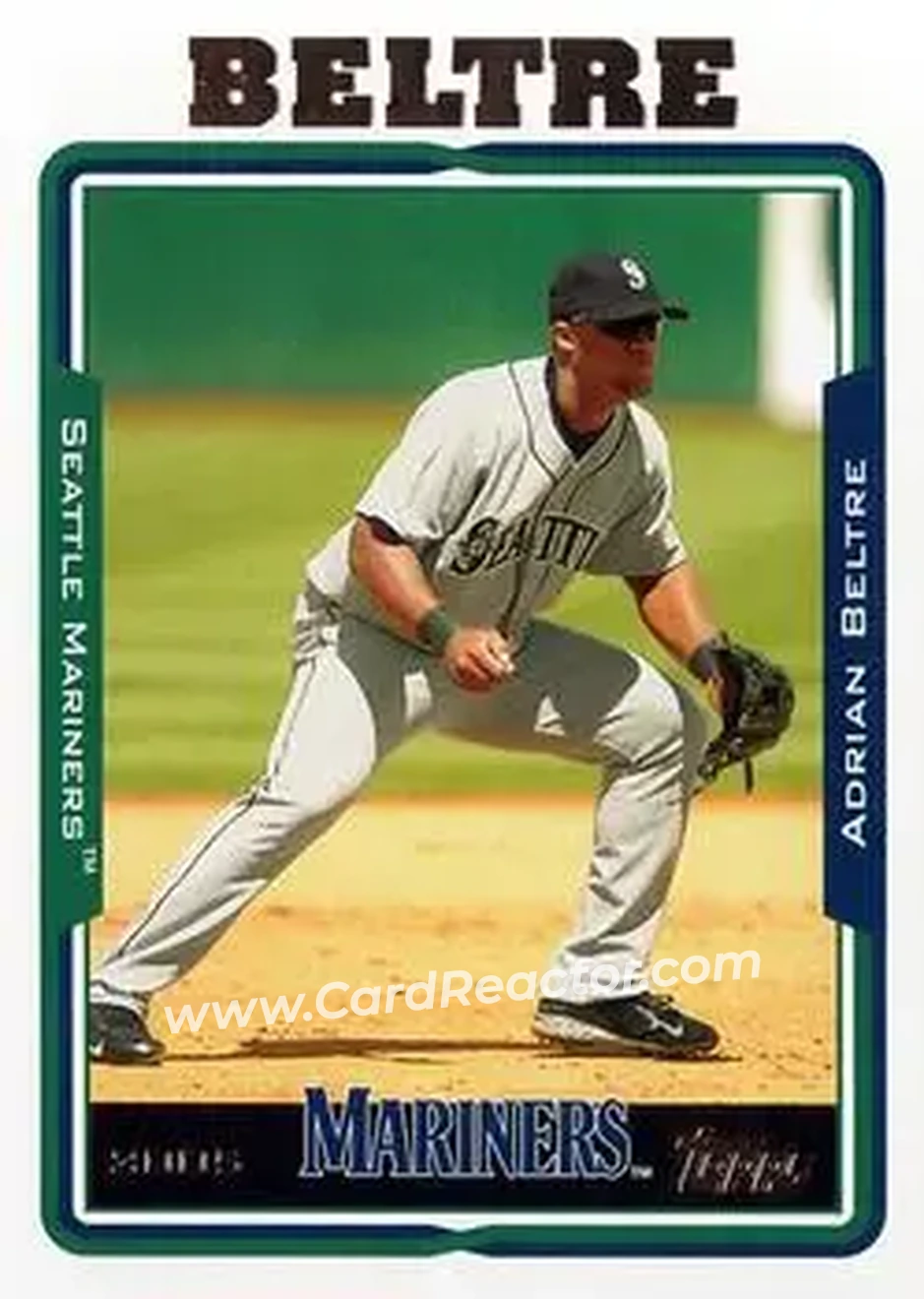 2005 Topps Updates & Highlights #UH25 - Adrian Beltré - Seattle Mariners - Front