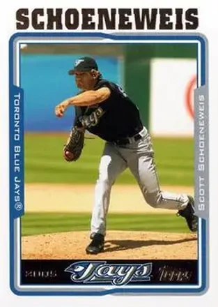 2005 Topps Updates & Highlights #UH26 - Scott Schoeneweis - Toronto Blue Jays
