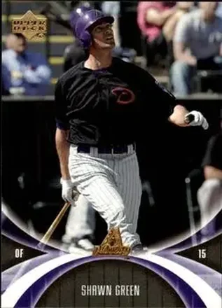 2005 UD Mini Jersey Collection #4 - Shawn Green - Arizona Diamondbacks