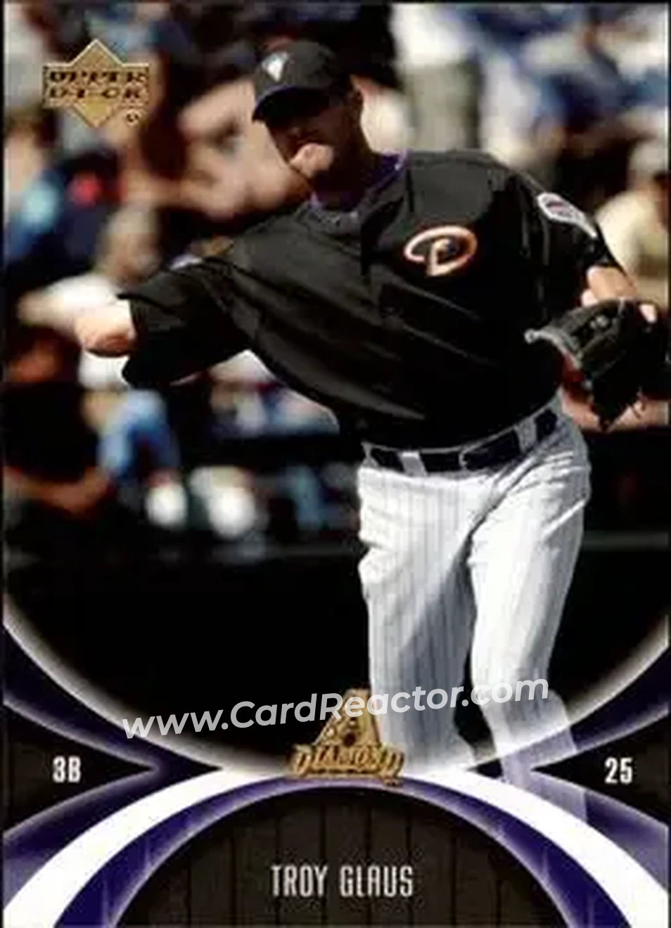 2005 UD Mini Jersey Collection #5 - Troy Glaus - Arizona Diamondbacks - Front