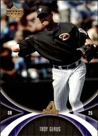 2005 UD Mini Jersey Collection #5 - Troy Glaus - Arizona Diamondbacks