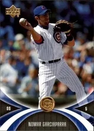 2005 UD Mini Jersey Collection #19 - Nomar Garciaparra - Chicago Cubs